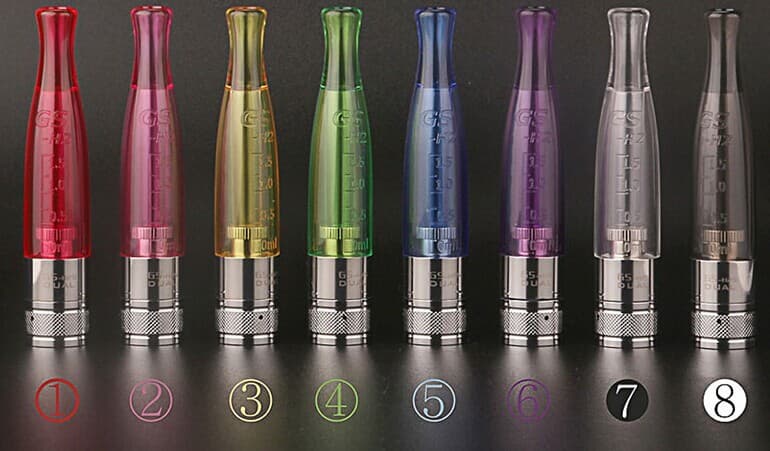 GS H2S  Dual Coil replaceable Clearomizer